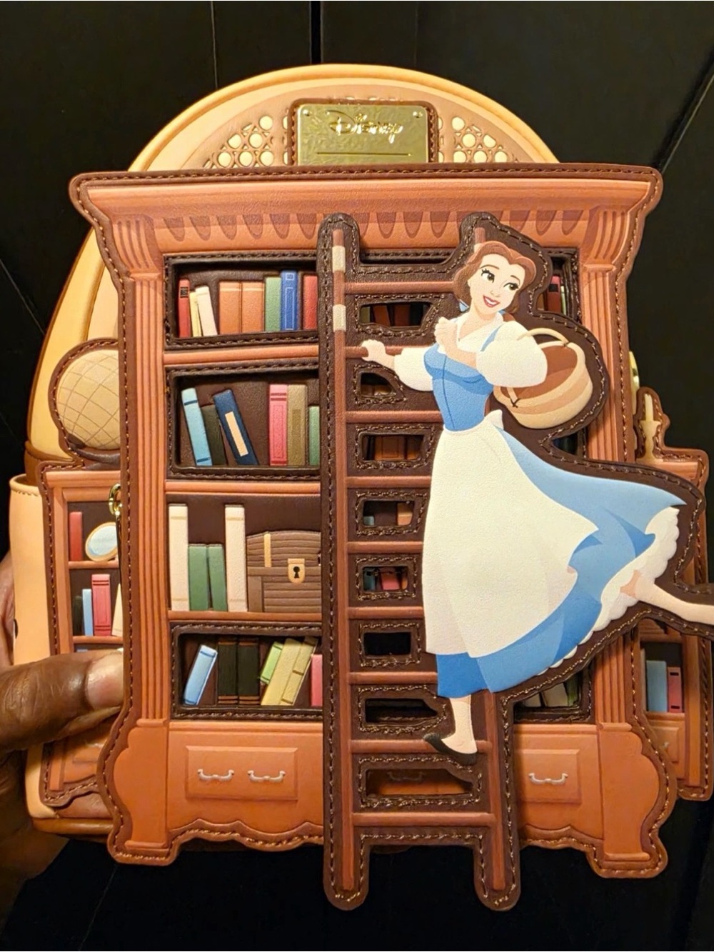 Disney 2026 D23 Exclusive Loungefly Belle Mini Backpack Bag IN HAND
